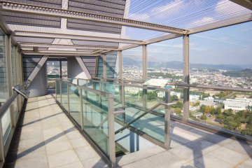 Nice glass design of the observation deck