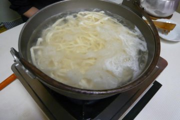 Udon cooking