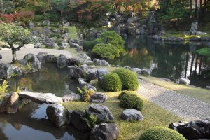 The garden of the residence at Daigo-ji