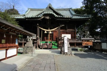 The famous Kiryu Tenmangu shrine