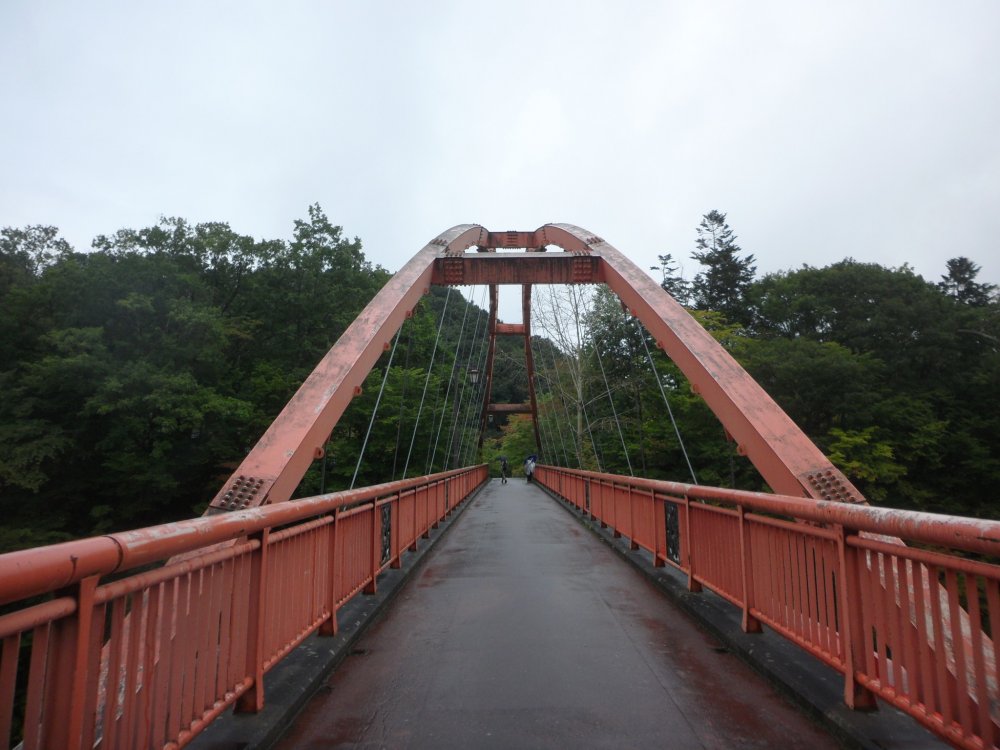 Jembatan menuju bagian lain dari taman