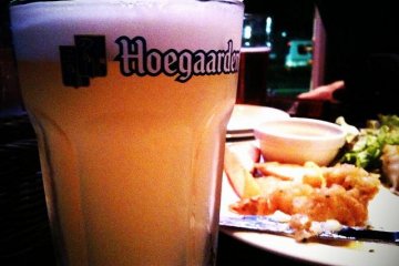 <p>Hoegaarden is on tap from December to May at Man in the Moon opposite New Miyako Hotel, just west of the Hachijoguchi Exit of JR Kyoto Station Southern Side</p>