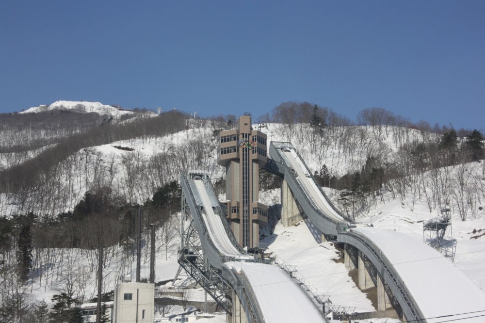 Le stade de saut à ski 