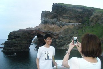 Another shot of us on Nishinoshima