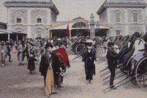 Shimbashi Station in around 1872
