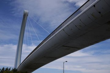 Bridge in front of Aquas