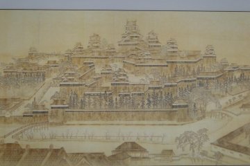 An old view of Kumamoto Castle