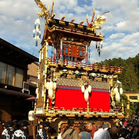 Takayama's Beautiful Fall Festival