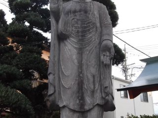 A more typical Buddhist statue