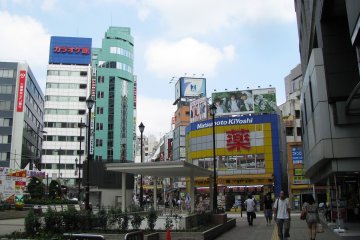 The view around Ikebukuro Station