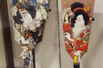 Famous in Asakusa Oshie Hagoita or collage paddles