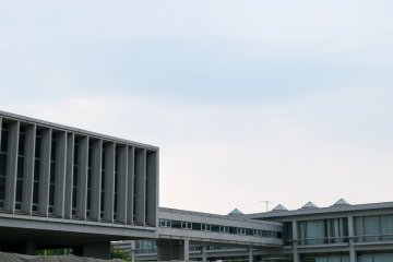 Hiroshima Peace Memorial Museum, another example of the city's clean modern architecture.