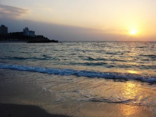 Sunset at Shirahama Beach