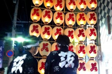 Night Lanterns at the Kanto Festival in Akita After Dark