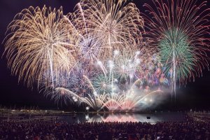 Special Fireworks at Huis Ten Bosch