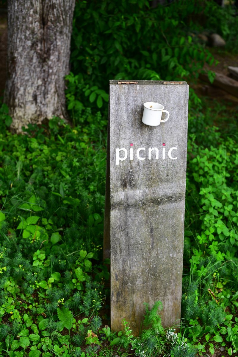 Picnic, a rustic cafe restaurant off the road in Biei