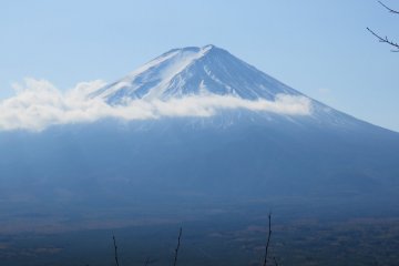 Mt. Fuji from the bus window