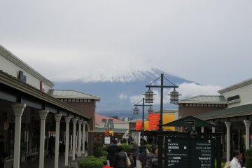 View of Mt. Fuju from Gotemba Premium Outlet