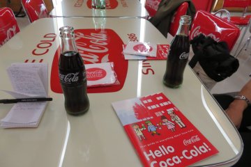 Free Coke products during the tour