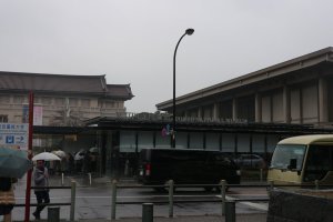 Outside the Tokyo National Museum in Ueno 
