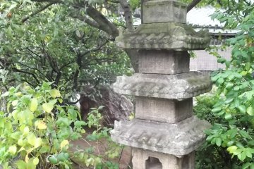 A venerable pagoda in the grounds