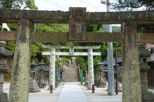 The approach to the shrine