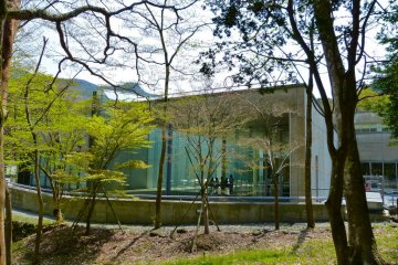 <p>The museum itself is almost hidden in the forest</p>