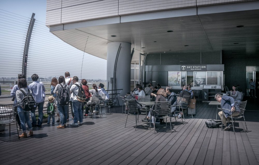 Situated on the top floor of Terminal One are some of several observation decks that you can find within this airport
