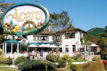 The open air restaurant
