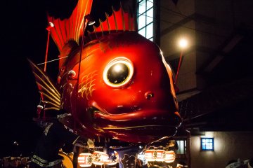 The Sea Bream, my favorite of all floats, known here as hikiyama