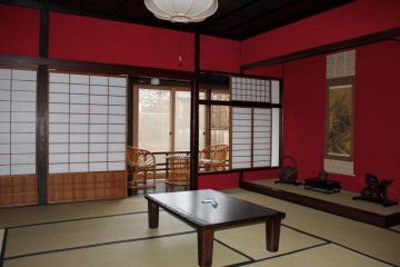 One of the rooms inside Minshuku Yougetsu (not the front room as I described)