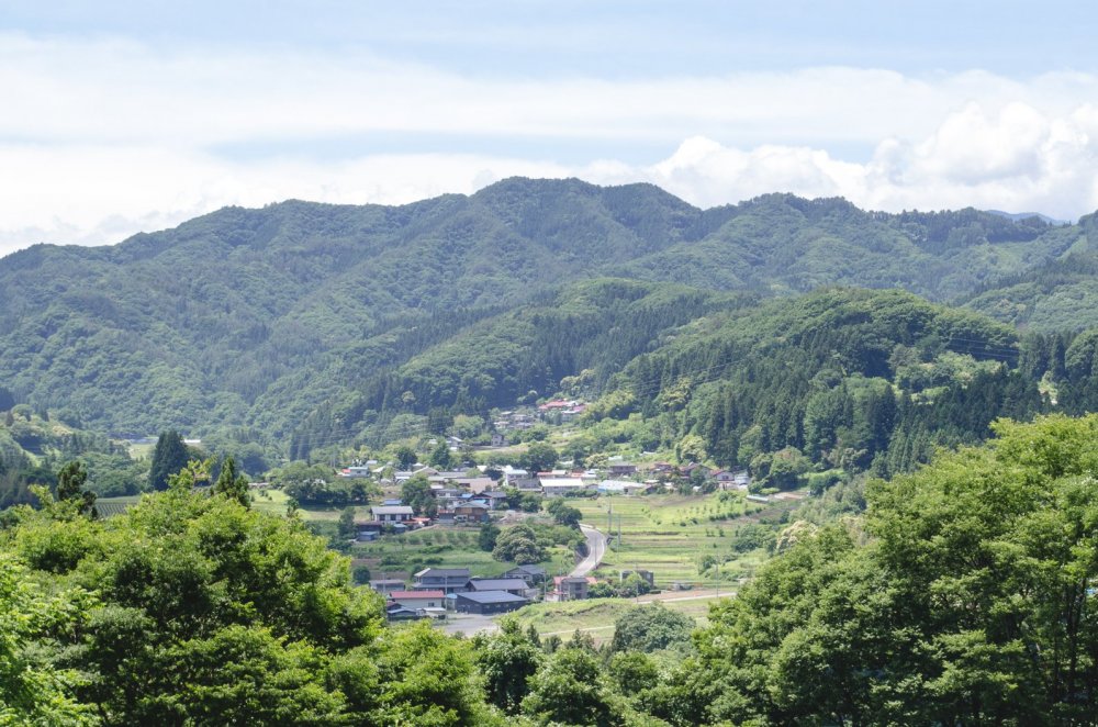 View of Agatsuma Valley