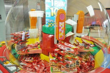 Plenty of things to win from the arcade machines