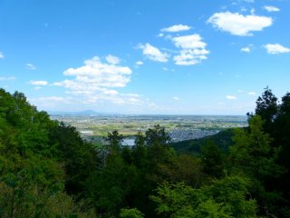 Từ đồi Ohira có thể nhìn thấy toàn bộ vùng Kanto