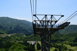 The ropeway is a popular sightseeing spot in the area