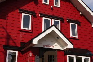 The Red Ski House in Hirafu