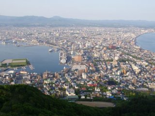 The view from atop Mt.Hakodate