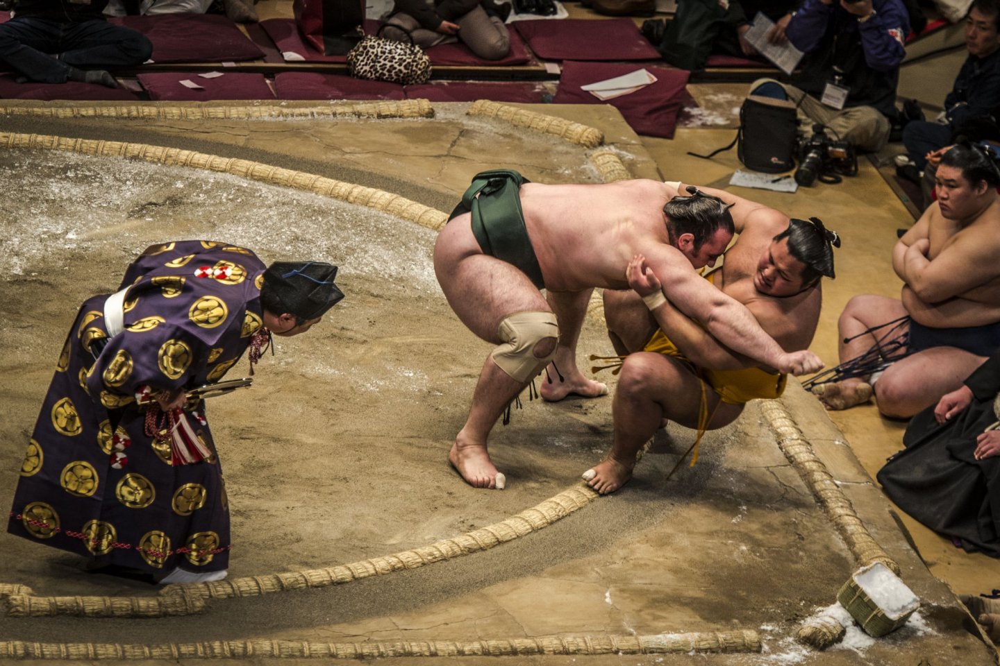 Trong một trận đấu sumo