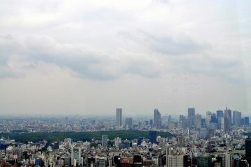 The view from the 52nd floor of Mori Tower