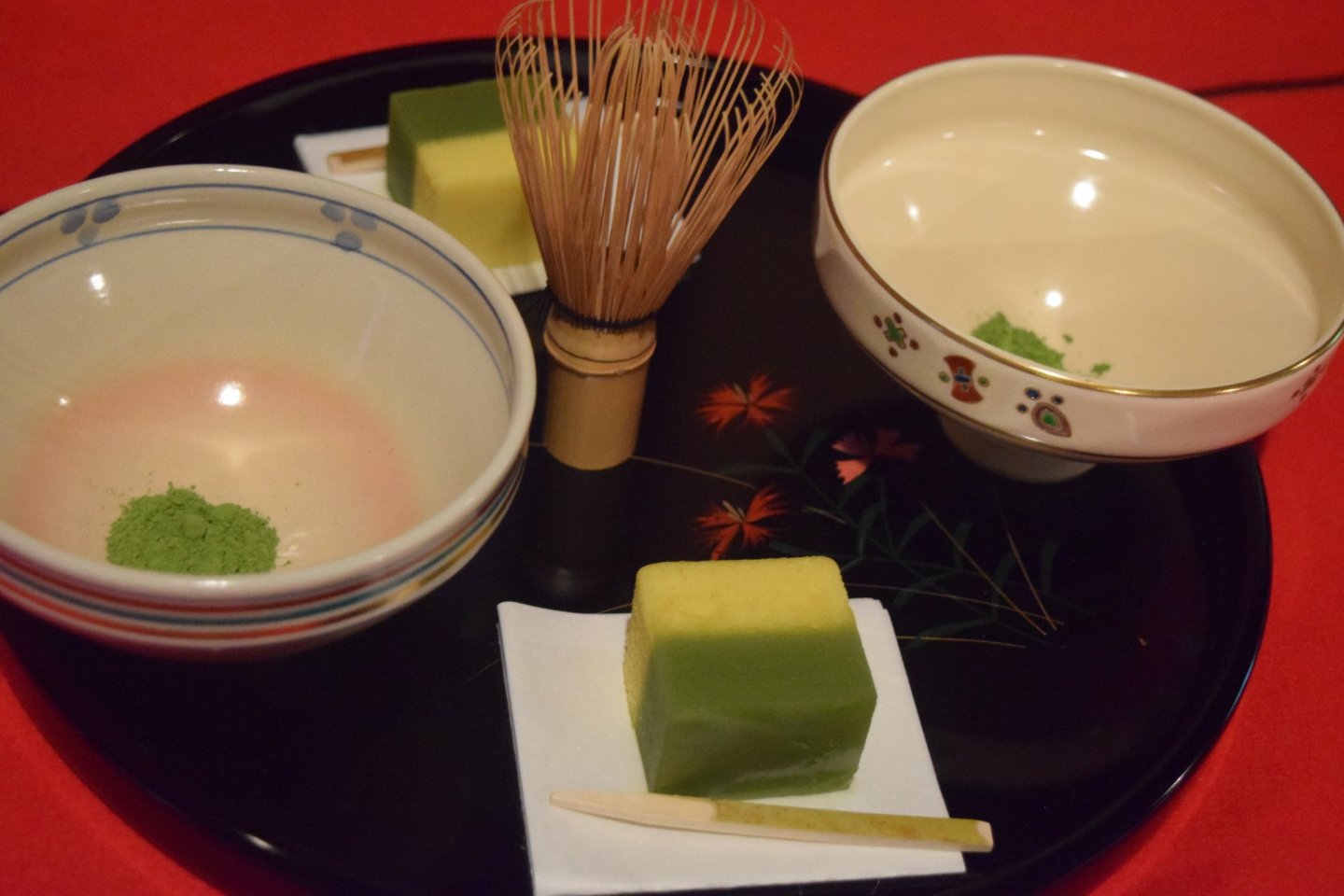 From the beginner\'s workshop, where you could learn how to whisk your own cup of matcha