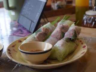 Spring rolls are the perfect light appetizer