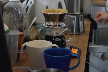 Coffee is treated like a science here, in order to brew the perfect up