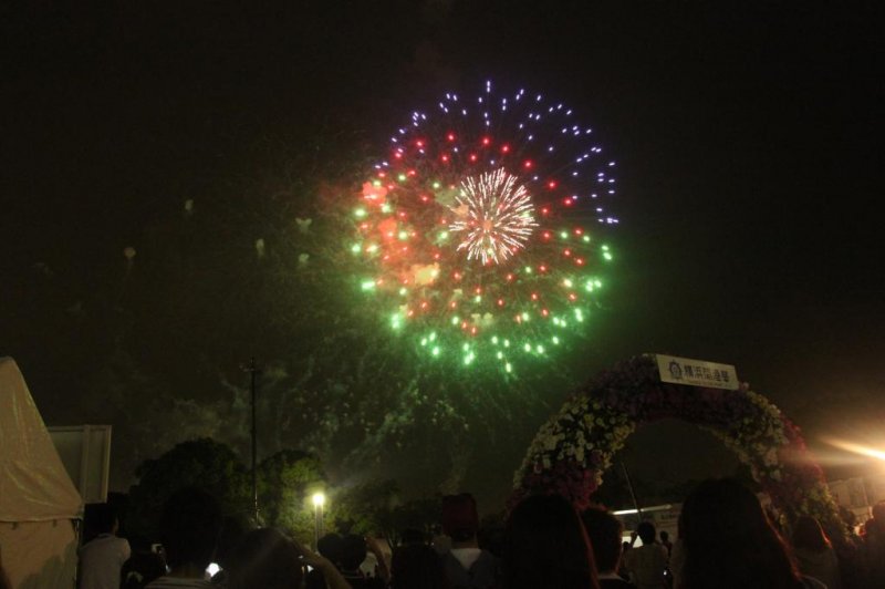 A perfect end to any summer festival in Japan is a fireworks show.