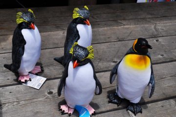 Some cute penguins for sale.