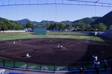 Maruyama Baseball Stadium in Sapporo, Hokkaido