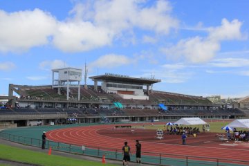 Okinawa Athletic Stadium is a general purpose stadium that can be confirgured for a variety of events