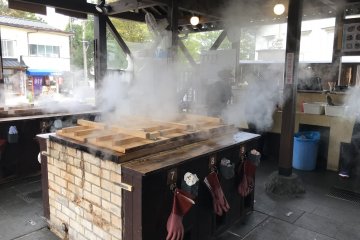 Lunch at Jigoku Mushi Kobo Kannawa 