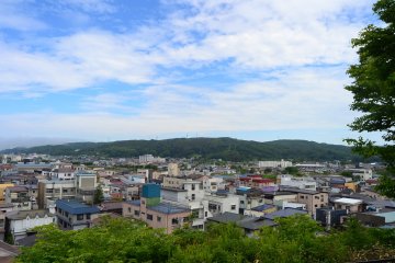 <p>Full view of Kuji&nbsp;City from the park.</p>