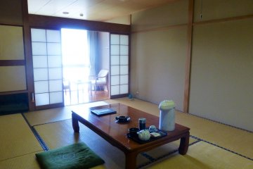 Spacious Japanese style rooms