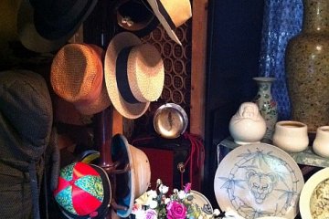 Hats and pottery